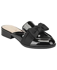 Bandolino Women's Leilani Bow Slip-On Tailored Mule Loafers
