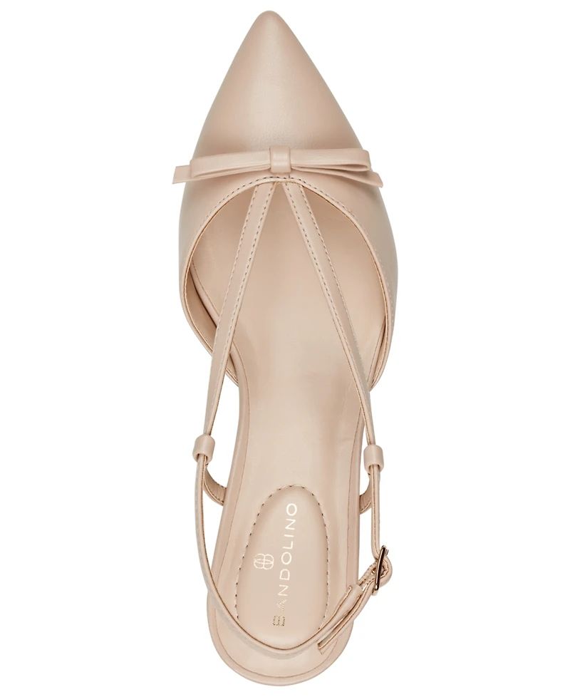 Bandolino Women's Macruz Slingback Kitten Heel Pumps