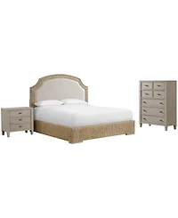 Furniture Sirena King 3-Pc. Set (Bed, Chest, 3-Drawer Nightstand)