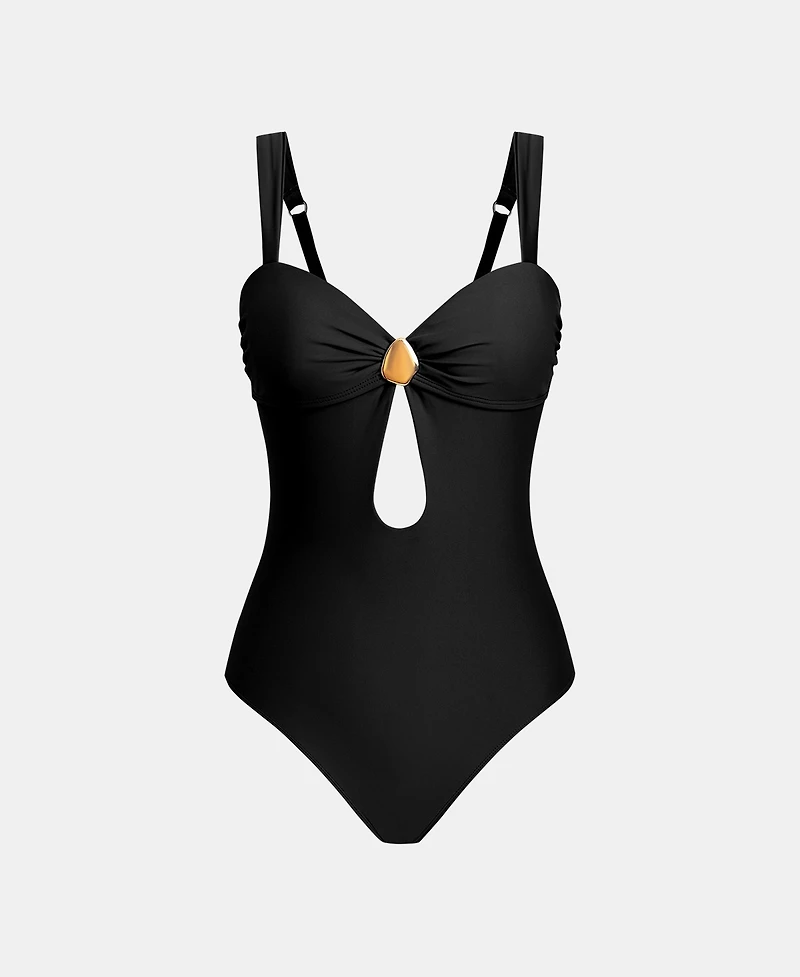 Cupshe Women's Chic One-Piece Swimsuit with Alluring Cutouts