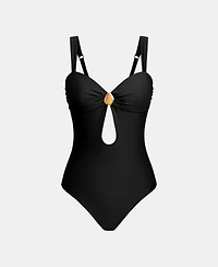 Cupshe Women's Chic One-Piece Swimsuit with Alluring Cutouts