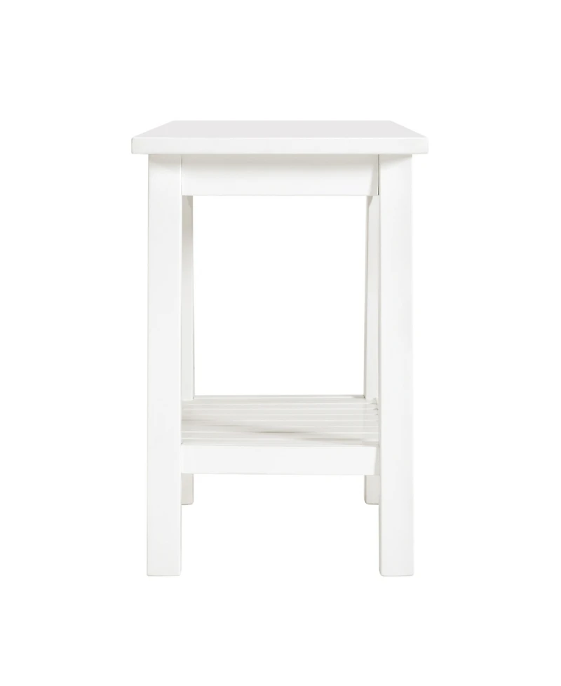 Alaterre Furniture 18" Wood Dorset Bench Stool