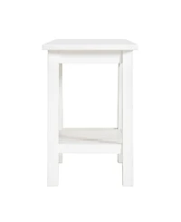 Alaterre Furniture 18" Wood Dorset Bench Stool