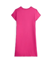 Polo Ralph Lauren Girls' 7-16 Bear Cotton Jersey Dress