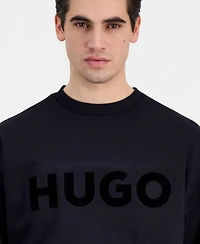 Hugo Boss Men's Dinex Oversized-Fit Logo Sweatshirt