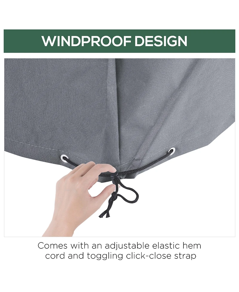 Outsunny 97" x 65" x 26" Weatherproof Outdoor Sectional Patio Furniture Cover