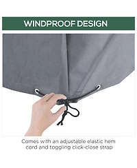 Outsunny 97" x 65" x 26" Weatherproof Outdoor Sectional Patio Furniture Cover