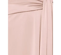 Xscape Women's Off-The-Shoulder Long Party Dress