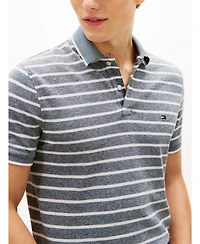 Tommy Hilfiger Men's Regular-Fit Tipped Linen Polo Shirt