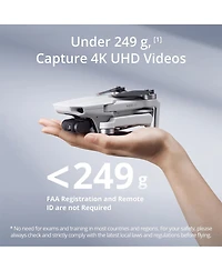 Dji Mini 4K Drone Fly More Combo + 64GB Micro Memory Card + Landing Pad