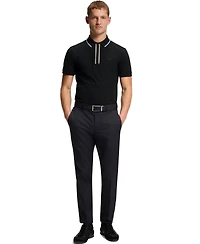 Boss by Hugo Boss Men's Moisture-Wicking Stretch Cotton Slim-Fit Polo Shirt