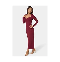 Bebe Women's Open Back Ankle Dress