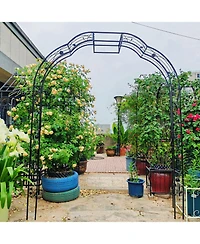 Streamdale Furniture Metal Garden Arch 74.4" Wide