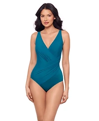 Miraclesuit Women's Oceanus Ddd Tummy Control One-Piece Swimsuit