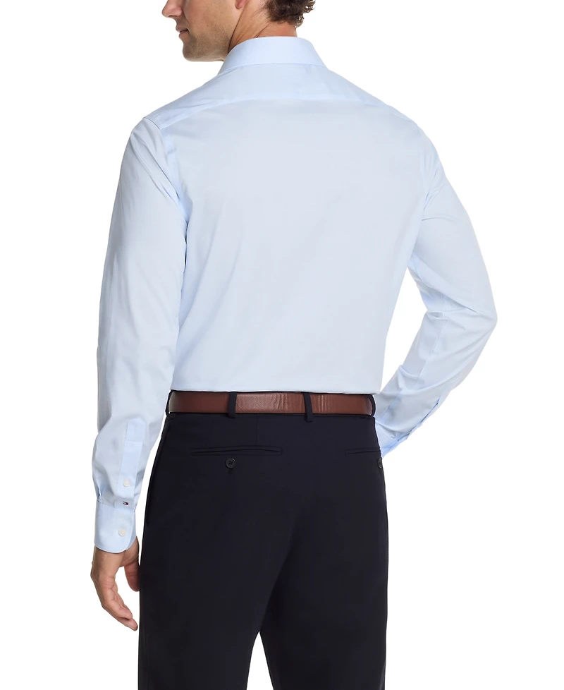 Tommy Hilfiger Flex Spread Collar Slim-Fit Dress Shirt