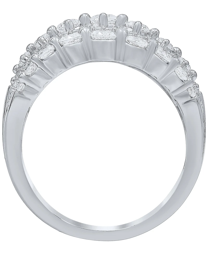 Macy's White Diamond Ring (1-1/2 ct. t.w.) in 14k White Gold