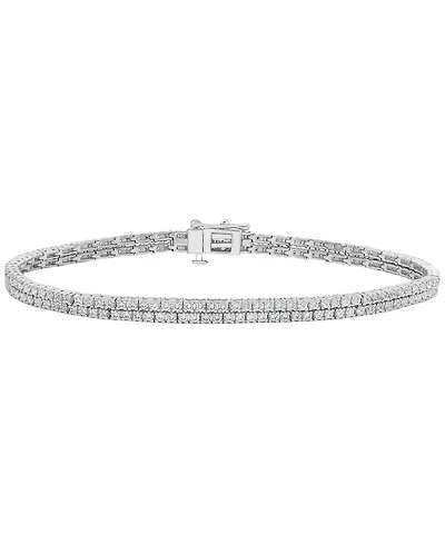 Macy's White Diamond Bracelet (3-1/3 ct. t.w.) in 14k White Gold
