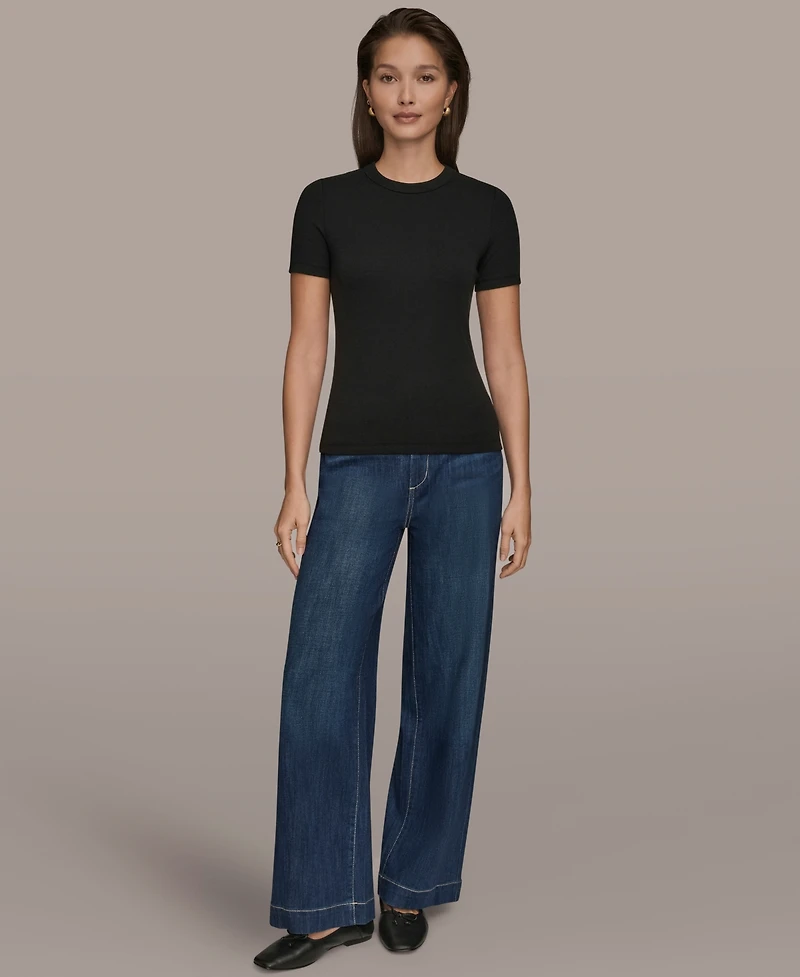 Donna Karan Weekend Women's Short-Sleeve Crewneck T-Shirt