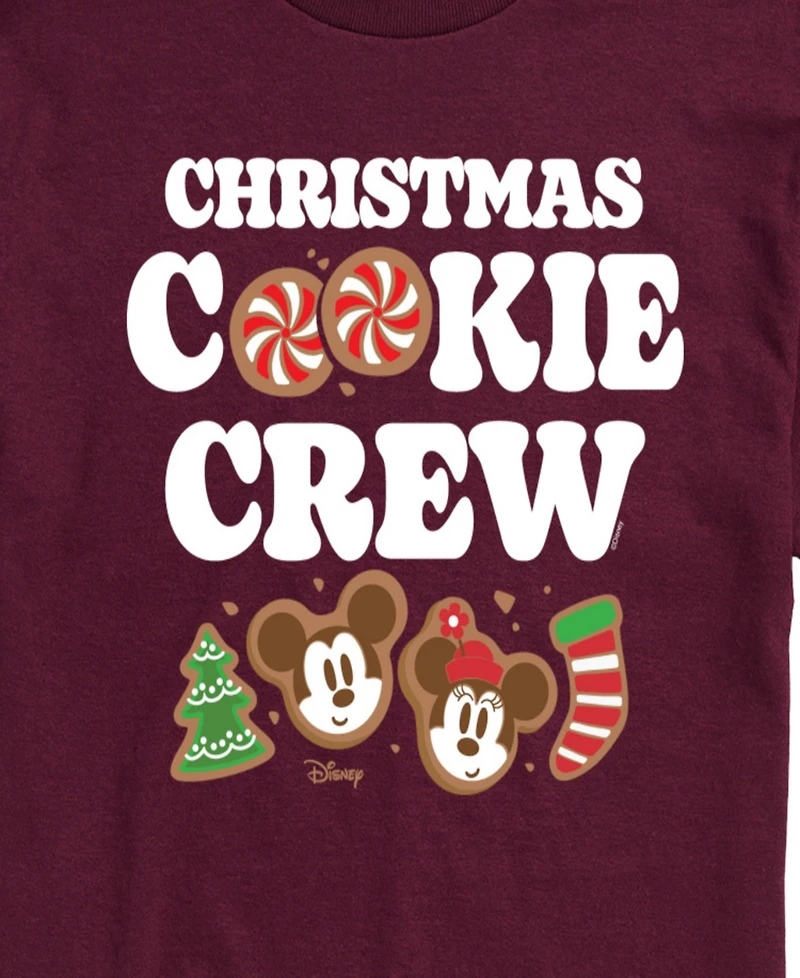 Airwaves Men's Disney Christmas Cookie Crew Short-Sleeve Graphic T-Shirt
