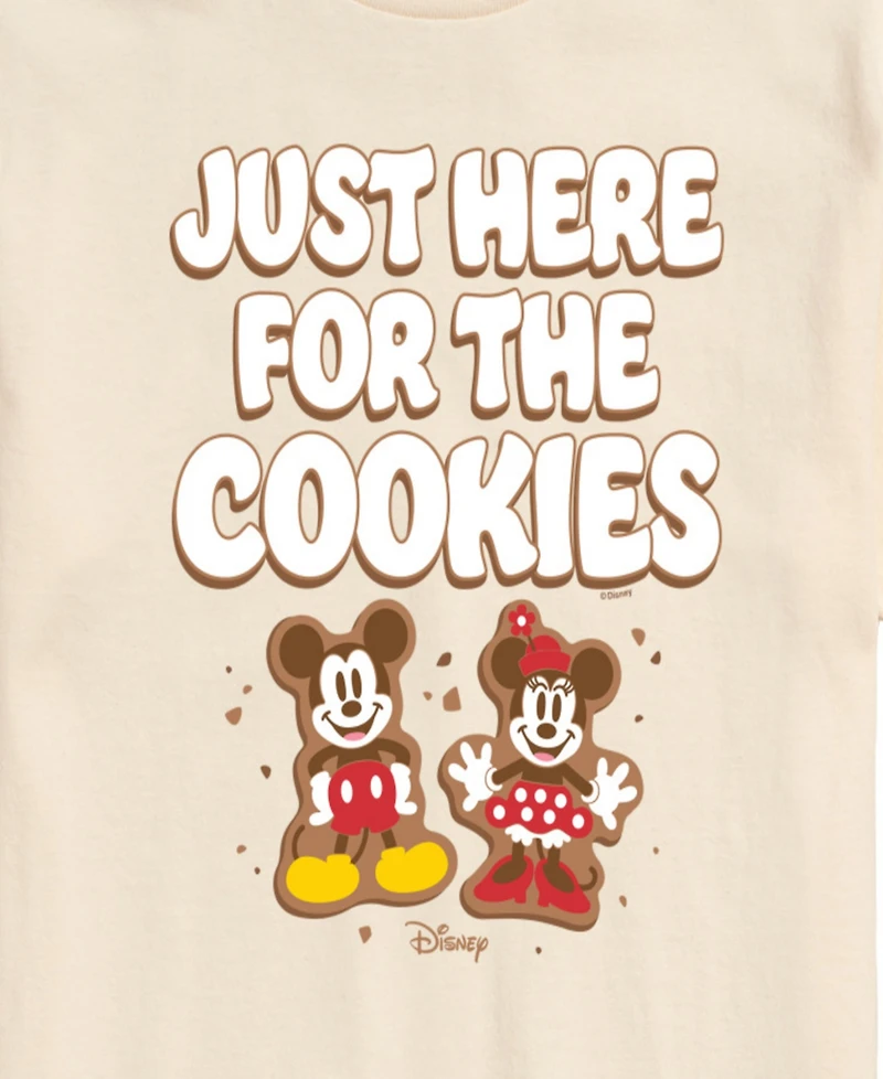Airwaves Men's Disney Just Here For The Cookies Short-Sleeve Graphic T-Shirt