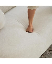 Streamdale Furniture Streamdale Sofa-in-a-Box Memory Foam 2-Seater Couch, Beige