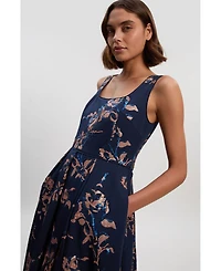 Karen Millen Women's Satin Sequin Prom Dress