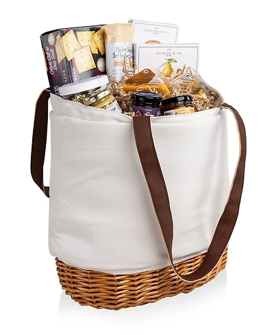 Toscana Pico Lunch Basket with Gourmet Gift Pack, 10-Piece