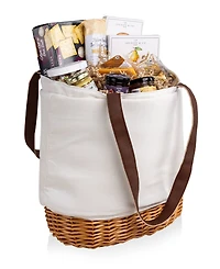 Toscana Pico Lunch Basket with Gourmet Gift Pack, 10-Piece