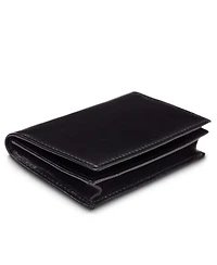 Bosca Men's Wallet, Old Leather Full Gusset 2-Pocket Card Case Wallet with I.d. Window