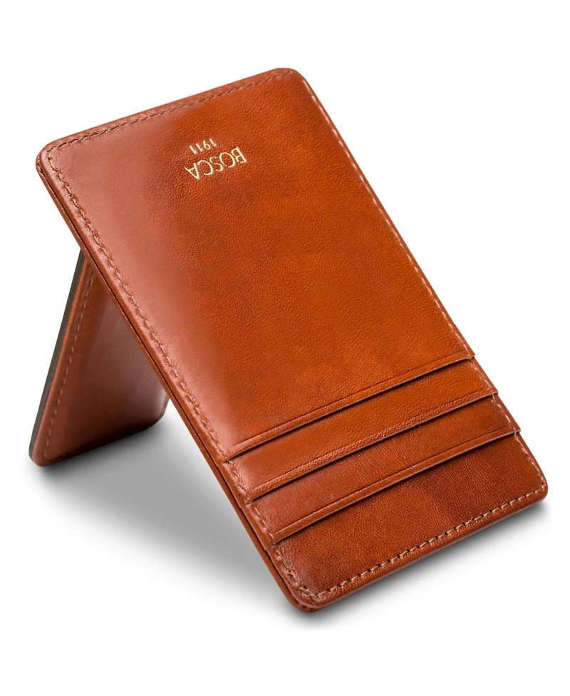 Bosca Men's Old Leather Deluxe Front Pocket Wallet
