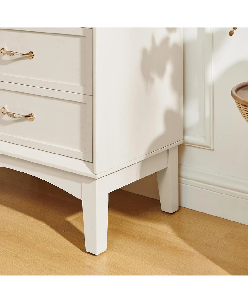 Streamdale 53.5" Tall Mid Century Modern Kitchen Pantry Storage Cabinet with Doors & Drawers