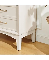 Streamdale 53.5" Tall Mid Century Modern Kitchen Pantry Storage Cabinet with Doors & Drawers