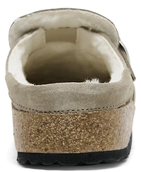 Birkenstock Women's Buckley Shearling Suede Leather Clogs from Finish Line