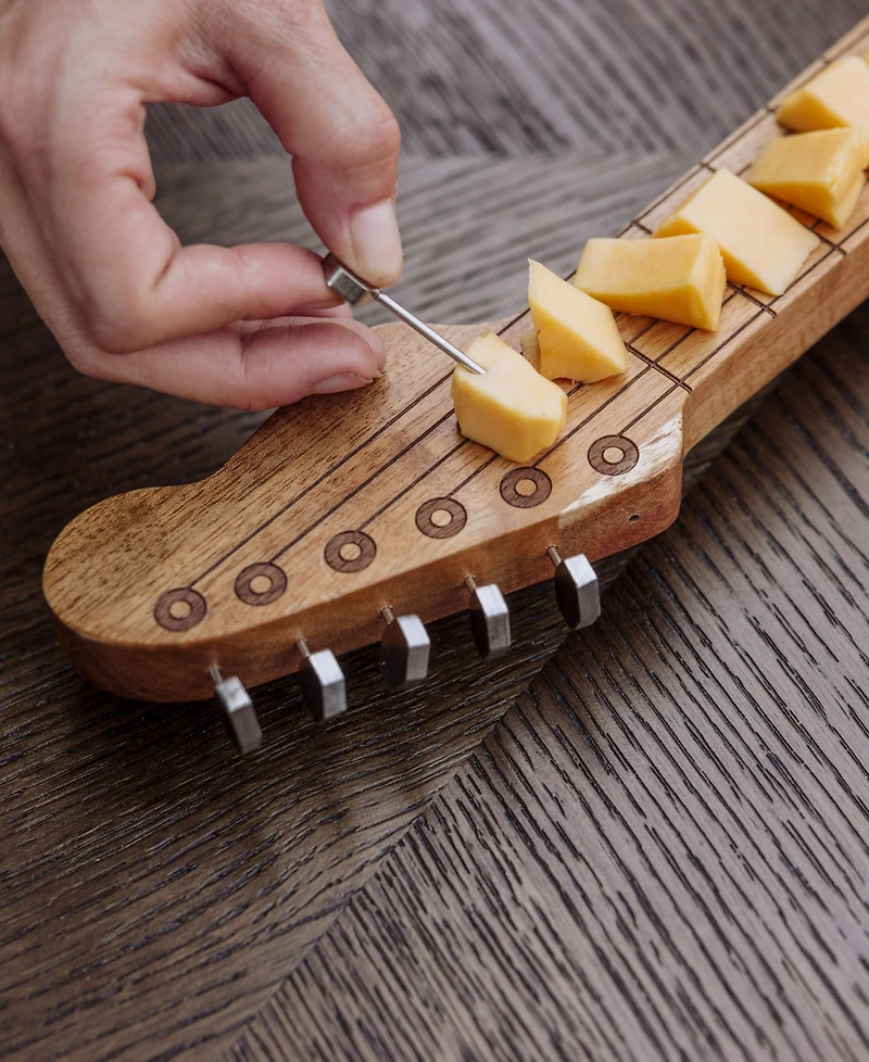 Toscana Guitar Legend 10-Pc. Cheese Board Tools Set