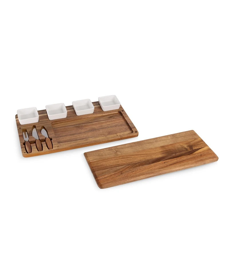 Toscana Picada Tapas Cheese Board Set with Dip Bowls