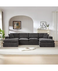 Streamdale Furniture Modern Chenille Cloud Sofa