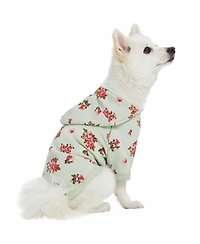 Blueberry Pet French Terry Knit English Rose Dog Sweatshirt and Hoodie