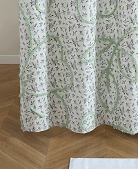 Peri Home Blueberry Chenille Shower Curtain, 72" x 72"