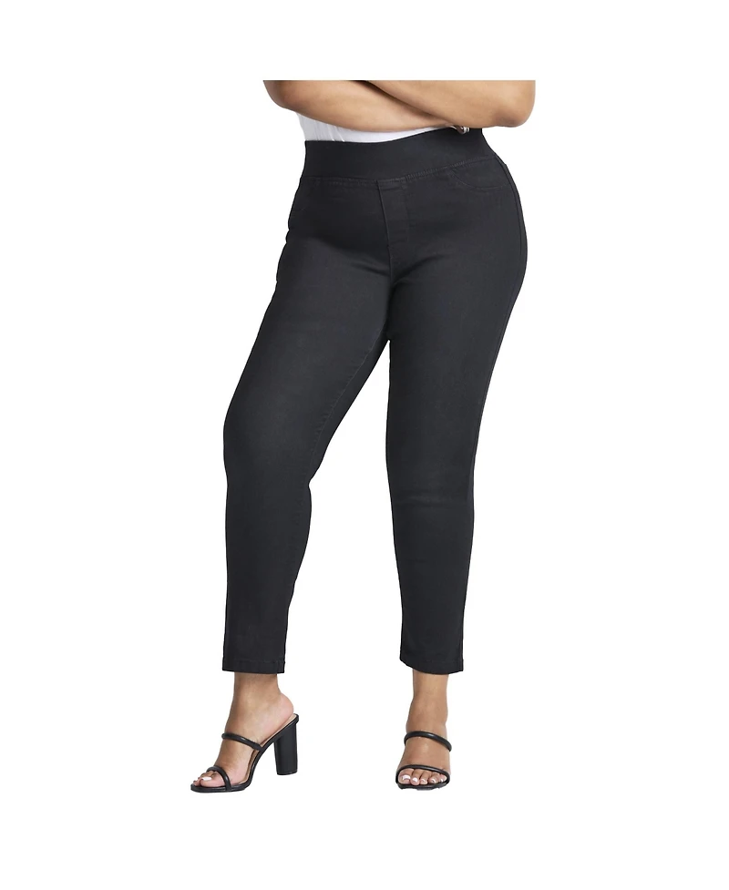 Avenue Women's Butter Denim Pull-On High Rise Jean