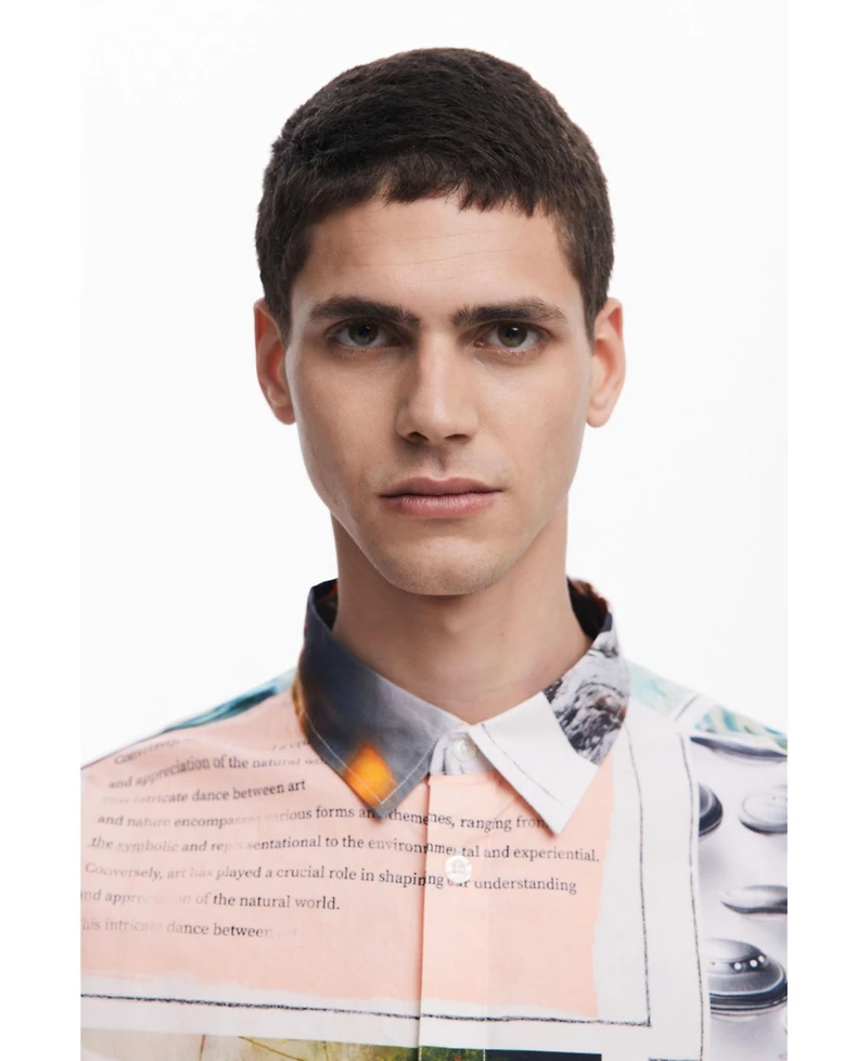 Desigual Men's Long-sleeve shirt news