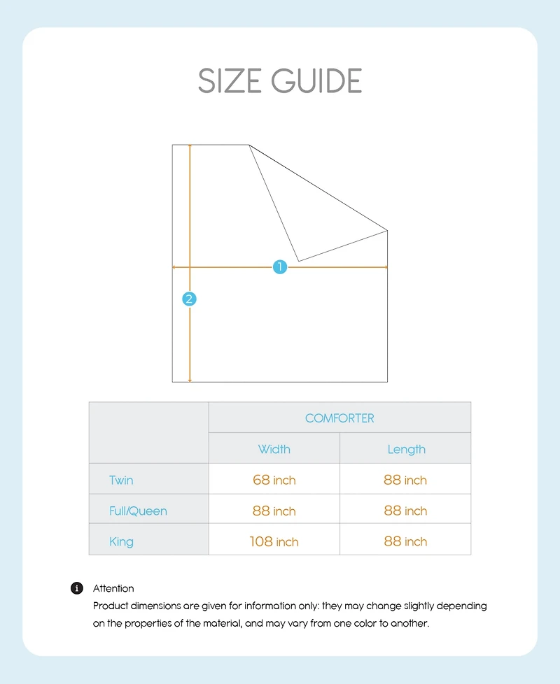 C&C California Soft Baffle Box Comforter, Full/Queen