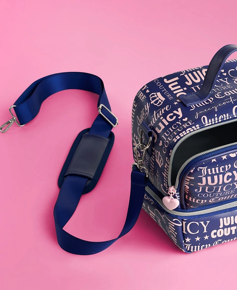 Juicy Couture Double Zip 9.4" Chill Lunch Cooler Tote Bag