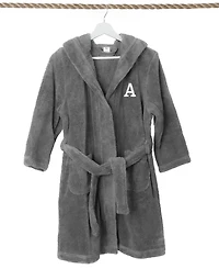 Linum Home Bookman Personalized Kids Super Plush Hooded Bathrobe