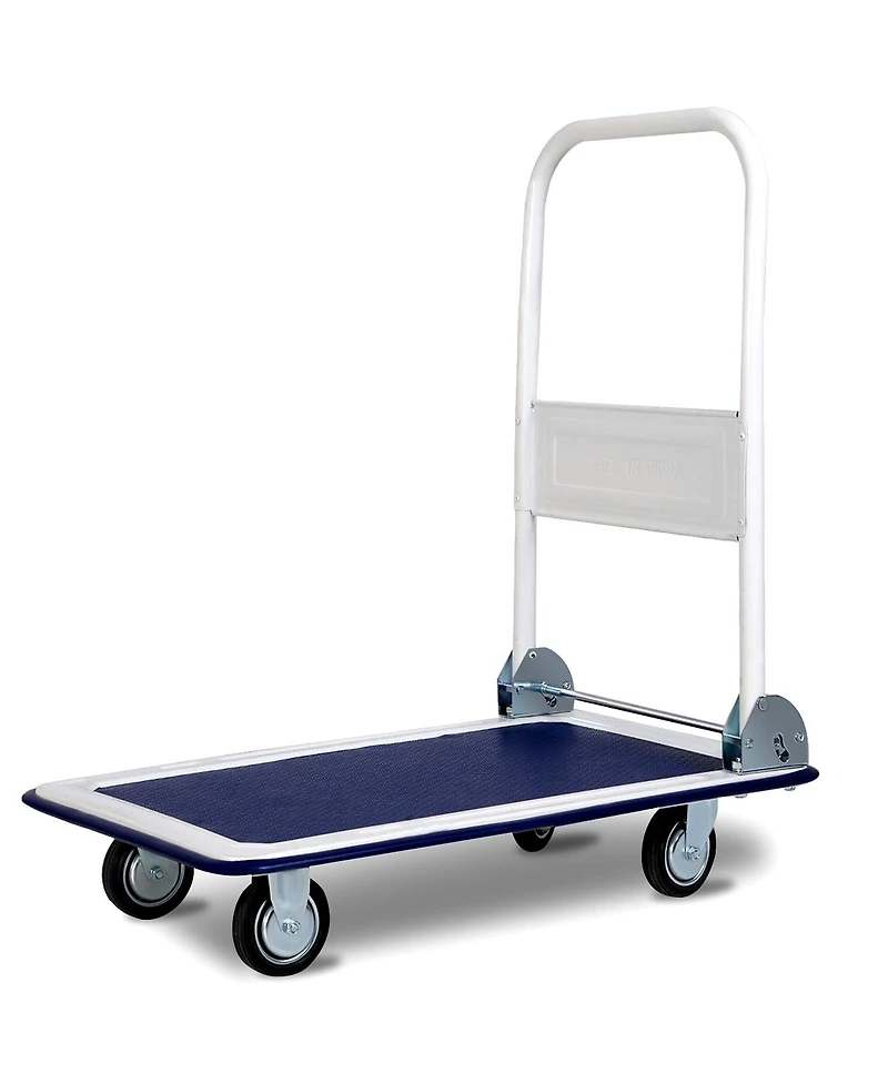 Sugift 330 lbs Platform Cart Dolly Foldable Warehouse Push Hand Truck