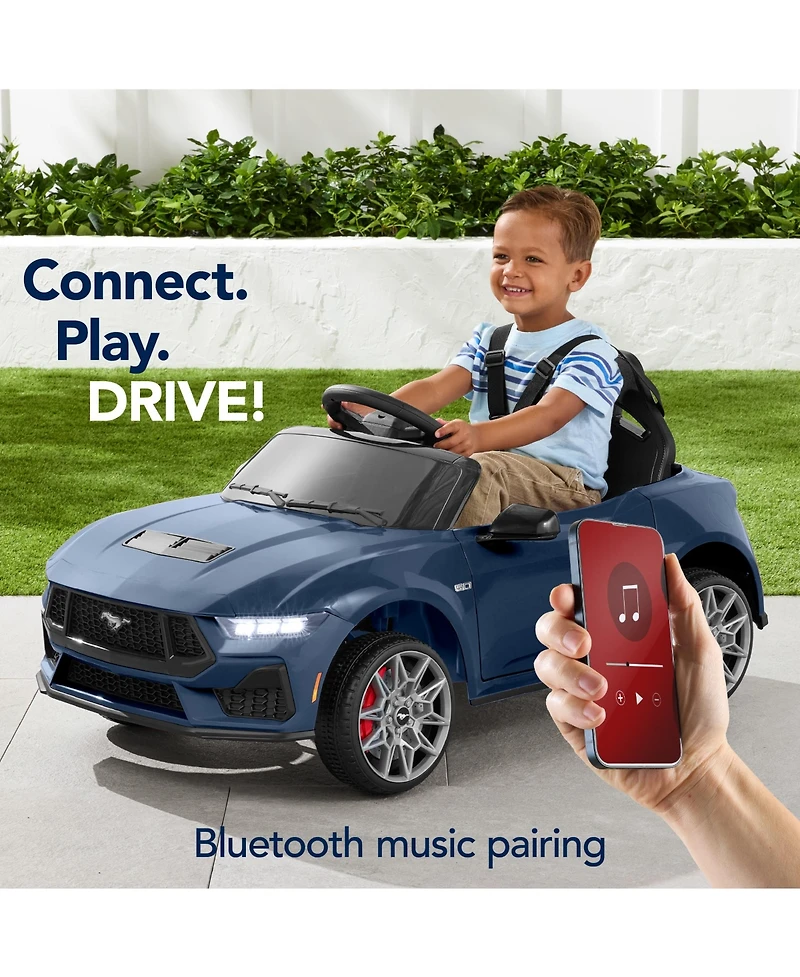 Best Choice Products Kids 12V Electric Ride-On Car Officially Licensed Ford Mustang w/ Remote, Led Lights