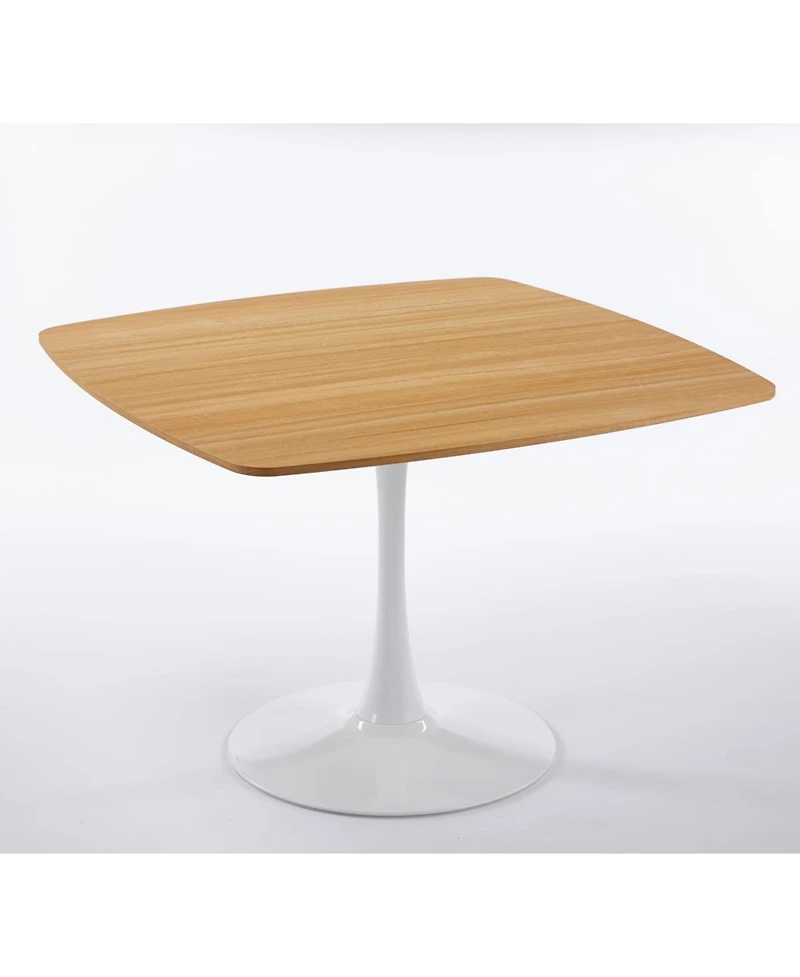 Streamdale Furniture 42" Square Tulip Dining Table (Seats 2-6) - Modern Mid-Century Kitchen Table