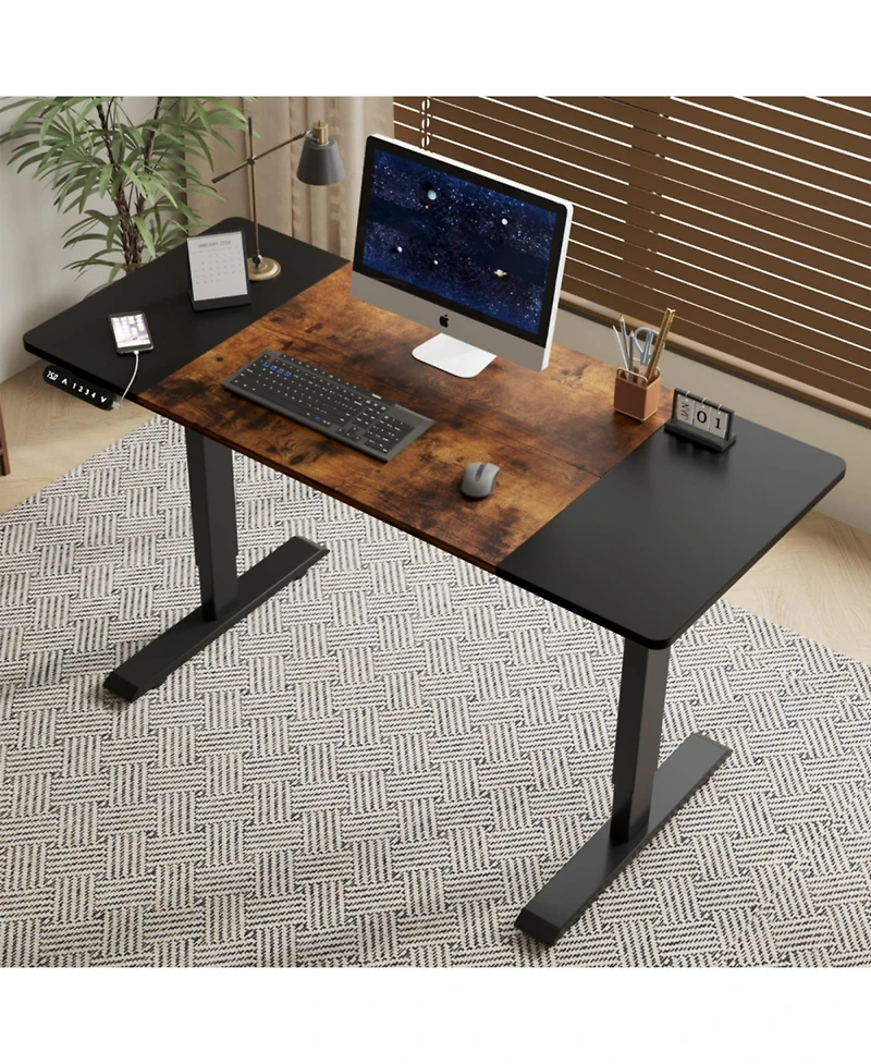 Streamdale Furniture Electric Standing Desk - Adjustable Height Computer/Gaming Table (55")