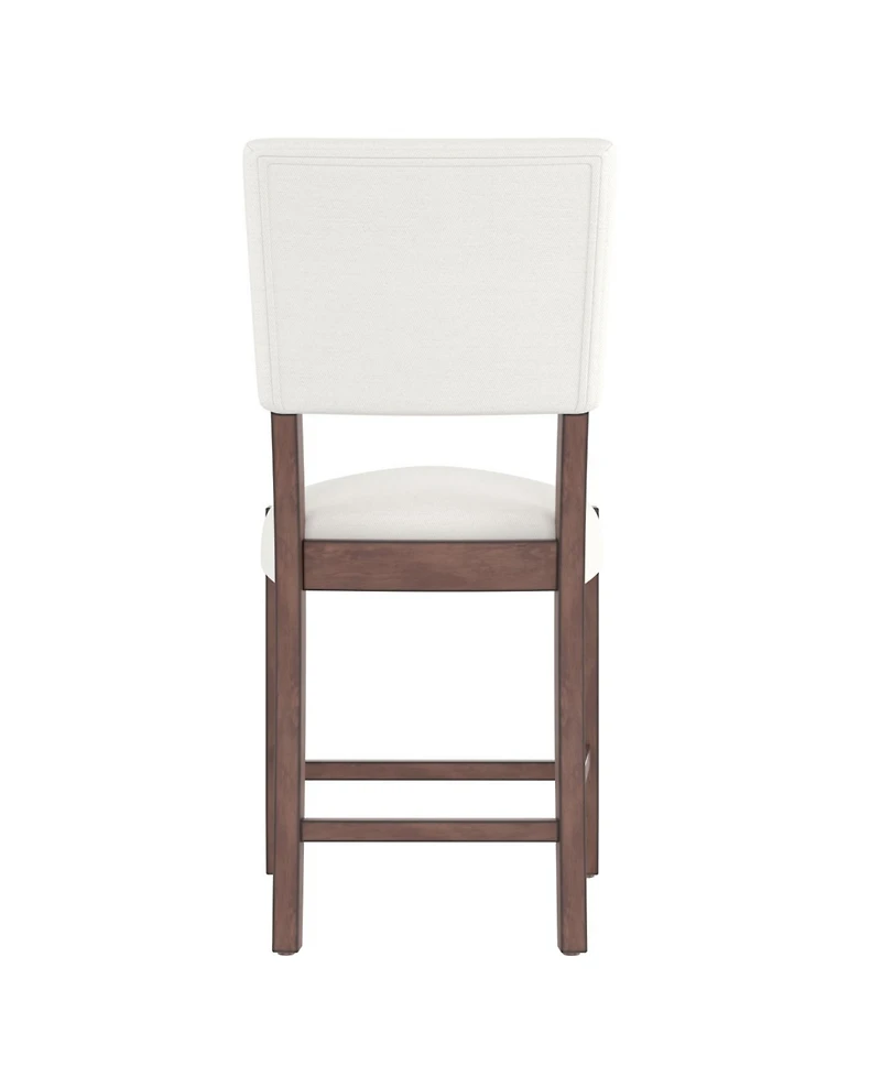 Streamdale Furniture Streamdale 3-Piece Faux Marble Counter Height Dining Set for 2, Mid-century Modern