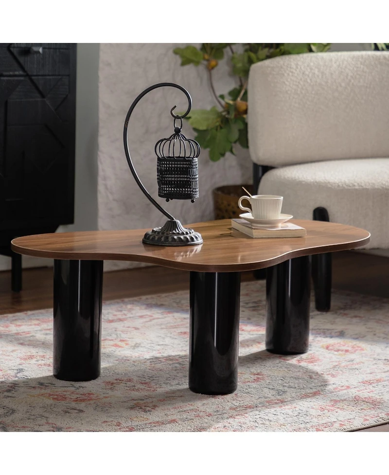 Streamdale Furniture Cloud Coffee Table - Modern, Easy Assembly for Living Room