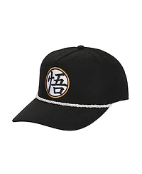 Dragon Ball Z Men's Goku Kanji Patch Black Retro Grandpa Snapback Hat
